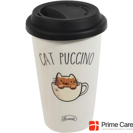 NoName Mug Take Away Cat Puccino