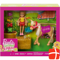 Barbie BRB Spass auf dem Bauernhof Chelsea+Pony