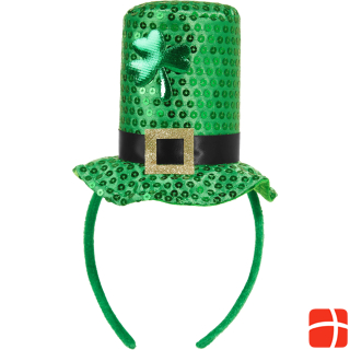 Dressforfun St. Patrick's Day mini top hat green shamrock