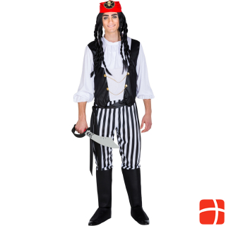 Dressforfun Men costume pirate captain roughneck