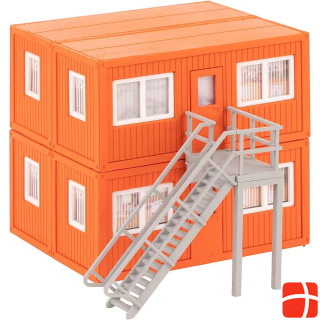 Faller 4 construction containers, orange