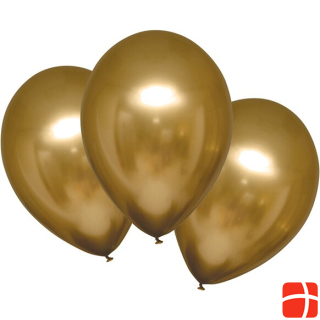 Amscan воздушные шары с зеркальным эффектом золото
