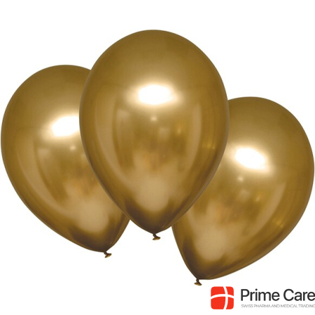Amscan 6 Latexballons Satin Luxe Gold Sateen 27.5cm
