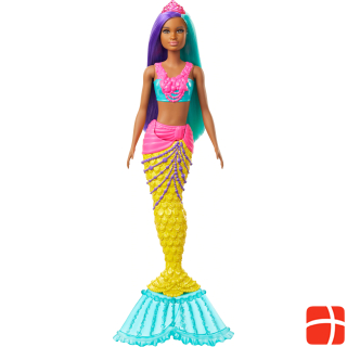 Barbie Dreamtopia Mermaid mit blaugrünem und lila Haar