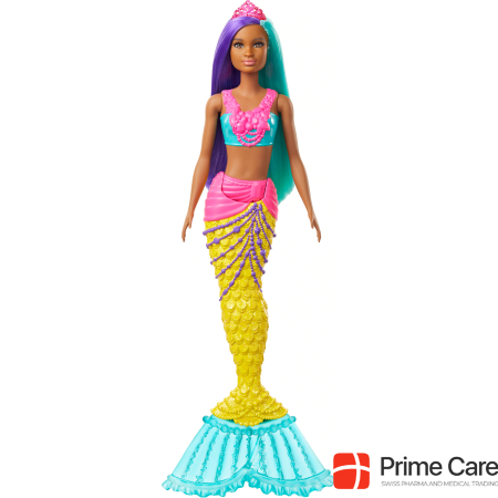 Barbie Dreamtopia Mermaid with blue green and purple hair