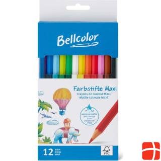 Цветные карандаши Bellcolor макси