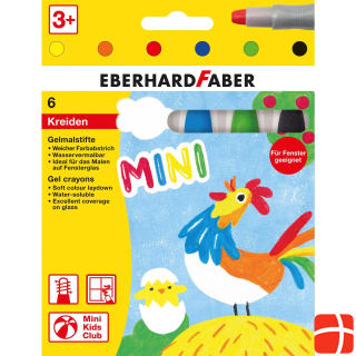 EberhardFaber Basic gel crayons, 6 pieces