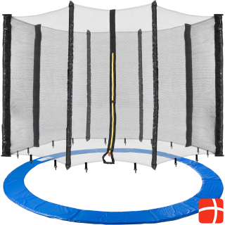Arebos Trampoline edge cover and safety net