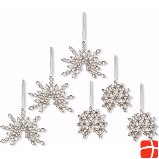 Loberon Christmas ornaments set of 6 Valvi