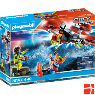Playmobil Seenot: Спасение дайвером с помощью спасательного дрона