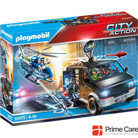 Полицейский вертолет Playmobil: в погоне за машиной для побега