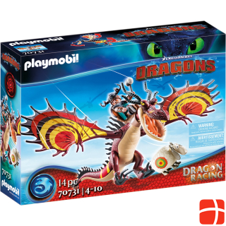 Playmobil Dragon Racing: Snotlout and Hookfang