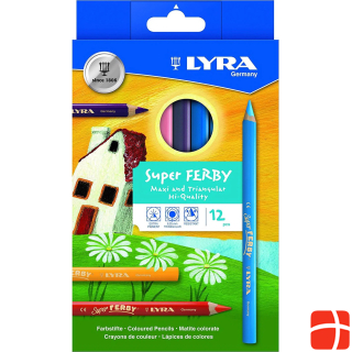 Lyra 3721120 Crayon 12 piece(s)
