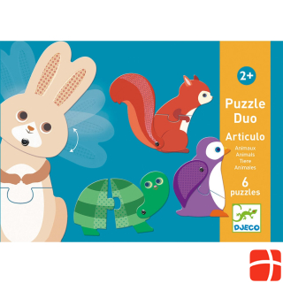 Djeco Puzzle Duo Articulo Animals