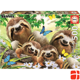Educa Sloth family selfie