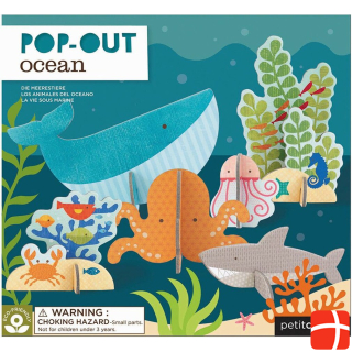 Petitcollage Pop Out Sea Animals