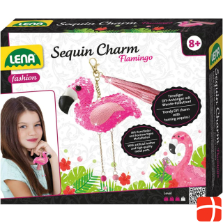 Lena Sequin Charm Flamingo