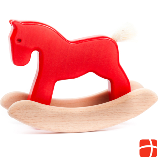 Bajo Rocking horse red