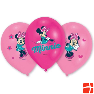 Amscan Balloons Minnie Mouse colored
