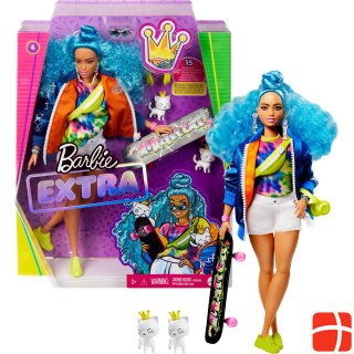 Barbie Extra Doll - Blue Afro Hair