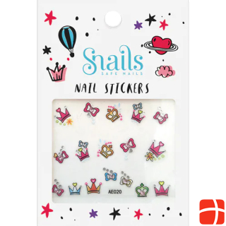 Snails Nail sticker princess