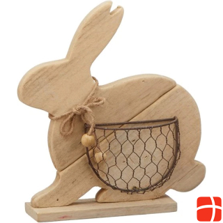 Laurana Wooden rabbit with basket
