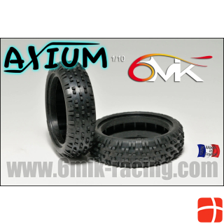 6MIK AXIUM Front 2wd Tyres - Silver compound (pair)