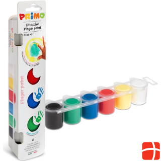 Primo Finger painting colour 25 ml, multicoloured