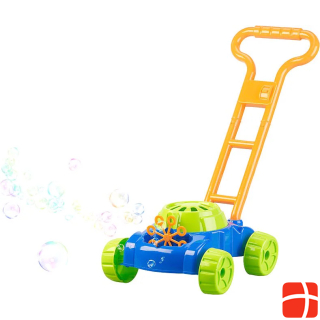 Infactory Battery operated lawn mower look bubble machine