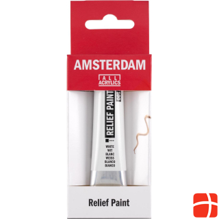 Amsterdam Acrylfarbe Reliefpaint 20 ml, Weiss
