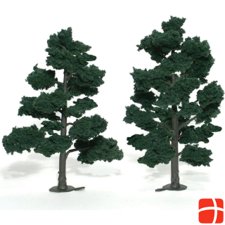 Bachmann Deciduous trees dark green 15 - 18 cm (2 pcs)