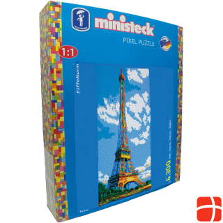 Ministeck Puzzle Pixel Eiffel Tower
