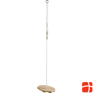 Playtastic Sturdy plate swing made of wood, diameter 30 cm