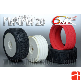 6MIK Magma 2.0 Tyres Inter premounted (white wheel - 2pcs)