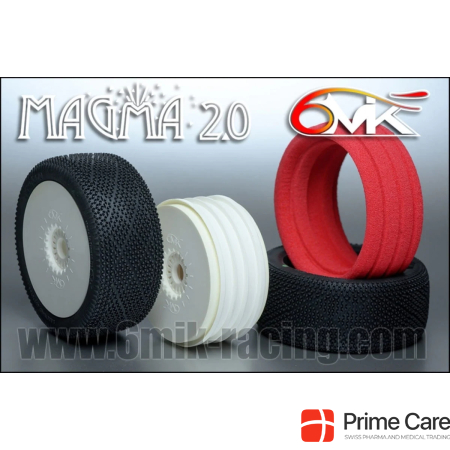 6MIK Magma 2.0 Tyres Inter premounted (white wheel - 2pcs)