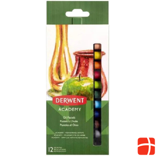 Derwent Oil Pastels Multicoloured Oil Paint, 12 pieces