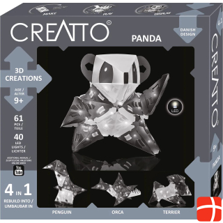 Creatto CREATTO Panda 4 in 1 craft kit
