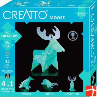 Creatto CREATTO Moose 4 in 1 craft kit