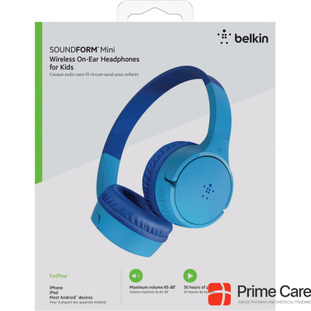 Belkin SoundForm Mini Drahtloser On-Ear-Kopfhörer für Kinder