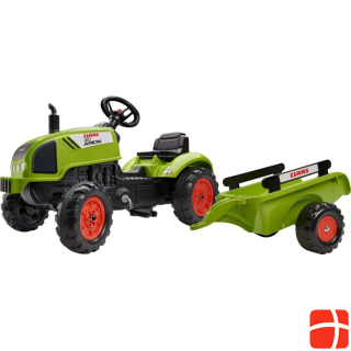 Falk Pedal tractor Claas with trailer