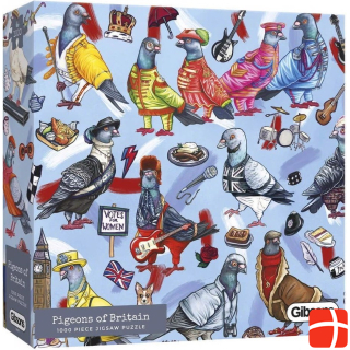 Gibsons Puzzle Pigeons of London 1000 pieces