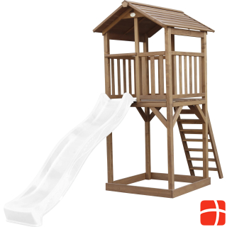 Axi Beach Tower Play Tower Brown - White Slide