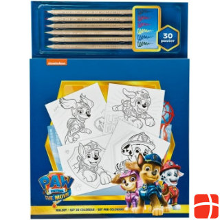 Undercover Coloring set with 6 crayons