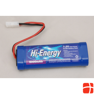 Hi-Energy 7.2v 5000mAh Ni-MH Pk Tamiya Conn