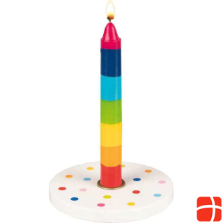Goki Birthday candle holder confetti (without candle) in set of 12
