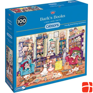 Gibsons Puzzle Bark's Books 1000 pieces