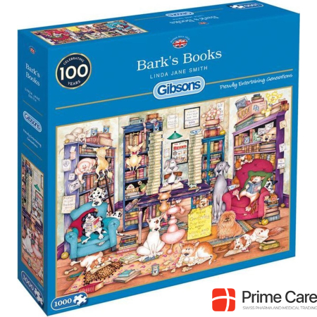 Gibsons Puzzle Bark's Books 1000 pieces