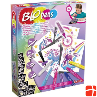Blopens Spray Pens Set Glitter Unicorn