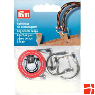Prym Bag handle hanger 18 mm silver 4 pieces