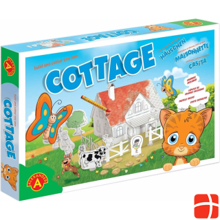 Alexander COTTAGE - House and cat 3D craft & painting set